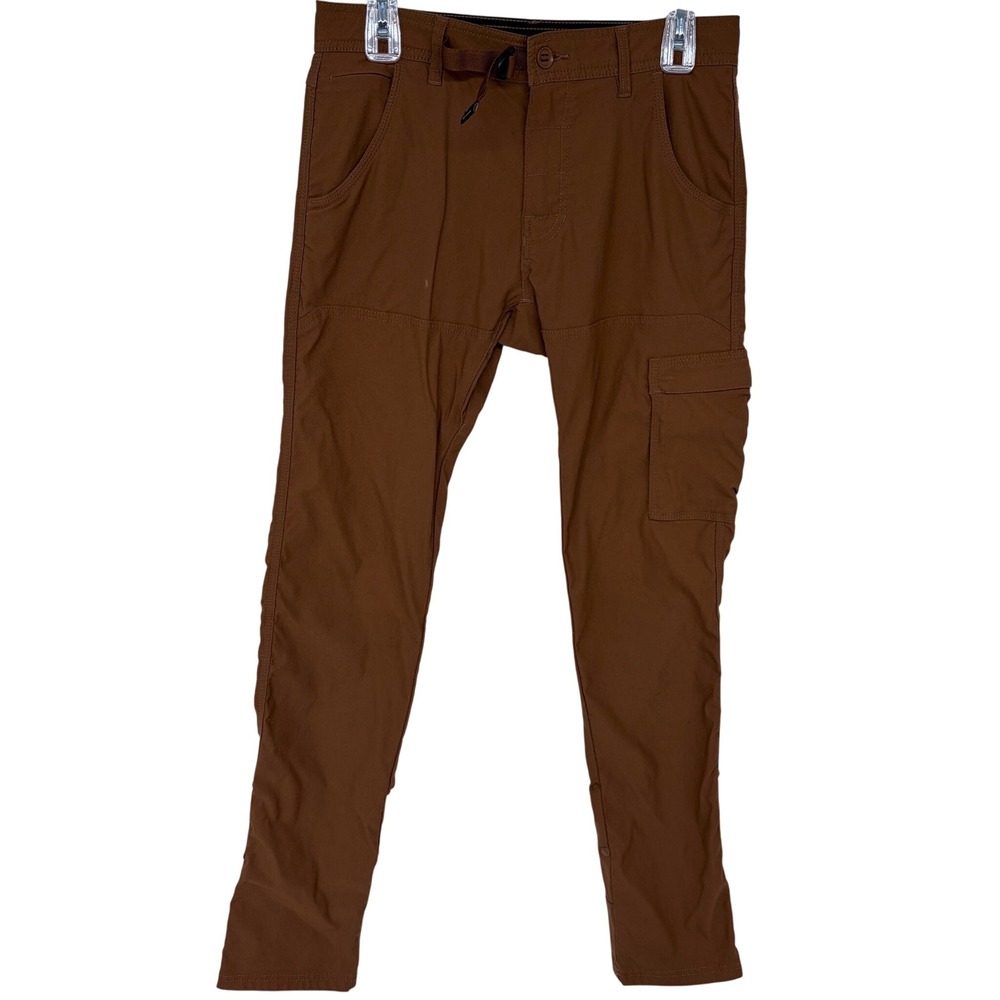 prAna Cargo Hiking Pants 30x34 Women's Brown Khaki Slim Fit Outdoor Camping Gorp